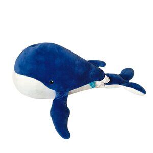 The Manhattan Toy Company Blue Whale Plush Stuffed BeanBag 18"